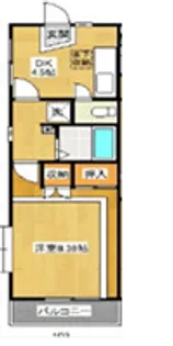 ACTIV(マンスリー)【2階】の間取り