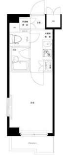 ルーブル北新宿【5階】の間取り