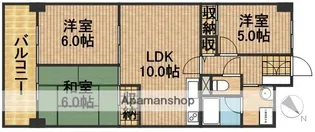 シティプラザ浜松【5階】の間取り