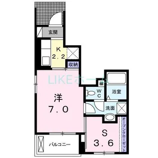 ネオ レジデンス【1階】の間取り