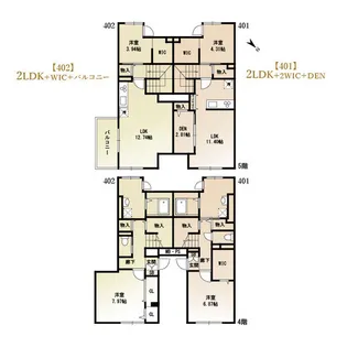 Skuld江東牡丹【4階】の間取り