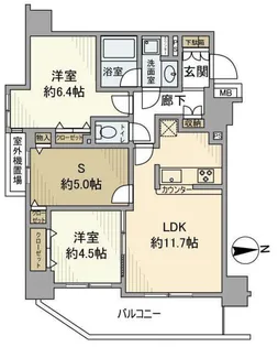 パレステージ板橋【4階】の間取り