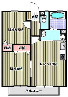 エスポワールIIB棟【1階】の間取り