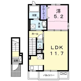 プロビデンス【2階】の間取り