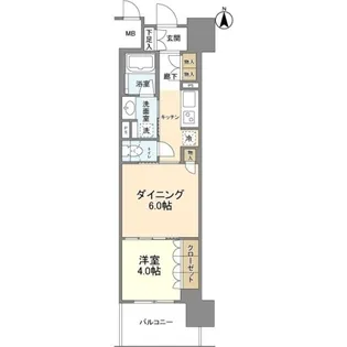 ブランズ大阪本町【2階】の間取り