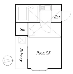 パレス清澄【2階】の間取り