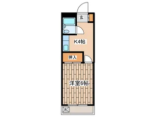 松山ビル【3階】の間取り
