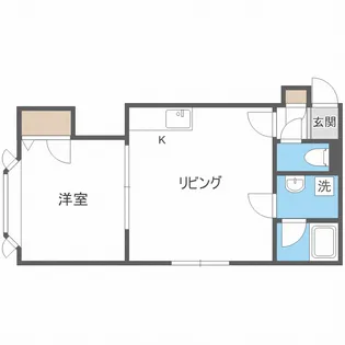 クレストパレス元町【2階】の間取り