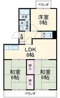 キャメロンハイライト【1階】の間取り