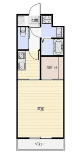 クレアトゥールII【2階】の間取り