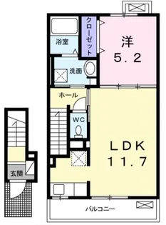 M´s YANO【2階】の間取り