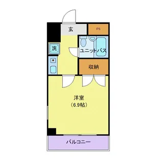 コーポときわ【1階】の間取り