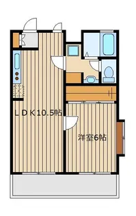 貫井アパートメント【1階】の間取り