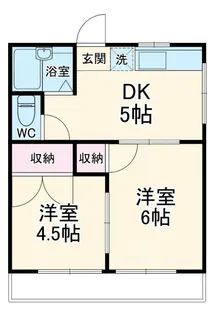 矢崎ハイツ【2階】の間取り