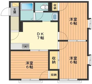 MaisonLilas【1階】の間取り