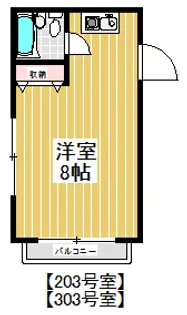 取手バウハウス【2階】の間取り
