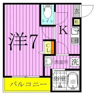 アレーズ六町【2階】の間取り