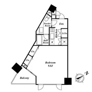 KDXレジデンス品川シーサイド【6階】の間取り