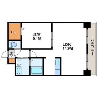 ライブグレース【7階】の間取り