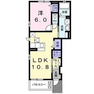 JSリヴァージュII【1階】の間取り