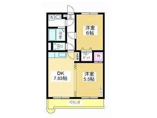 ヒルトップガーデン III【2階】の間取り