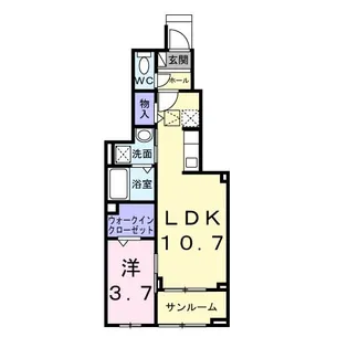 フォルシュ【1階】の間取り
