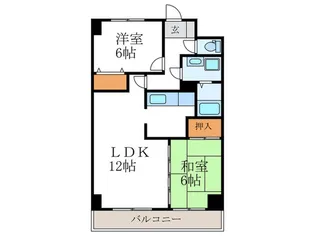 ソレイユM・H・N【7階】の間取り
