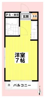 ハイツ高円寺館【3階】の間取り