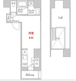 カナルフロント芝浦【3階】の間取り