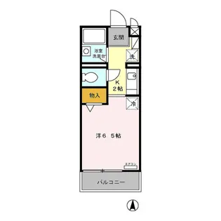 ボナール弘明寺 A【1階】の間取り