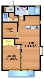 カーサヴェルデ南荻窪 D棟【1階】の間取り