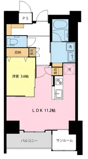 PLAZA布瀬II【2階】の間取り