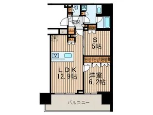 ザ・パークハウス渋谷美竹【4階】の間取り