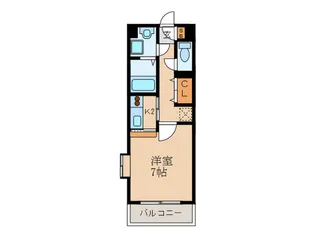 リバーサイド東比恵【2階】の間取り