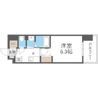 Luxe住吉公園【1階】の間取り