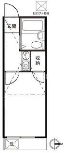 コーポマリーナ久が原【1階】の間取り