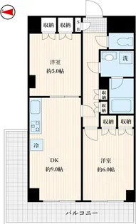 マイキャッスル久地【3階】の間取り
