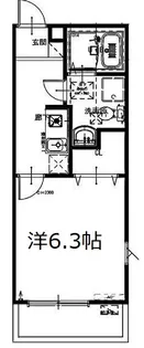 ラフィネス南太田【3階】の間取り