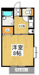 カレッタS【2階】の間取り