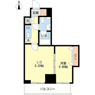グリーン御徒町【10階】の間取り