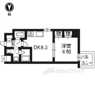 プラネシア星の子四条西洞院【10階】の間取り
