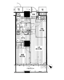 THE TOKYO TOWERS シータワー【16階】の間取り