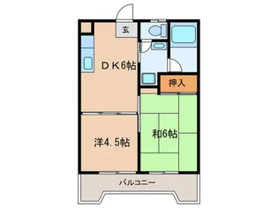 サンライズスリ-【2階】の間取り