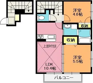 コンフォート STY【2階】の間取り