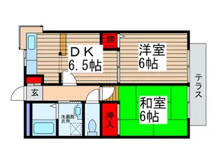 ベルメゾン21流山の間取り