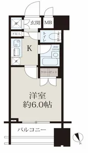 パレステュディオ新宿御苑駅前【12階】の間取り