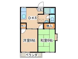 プレミ-ル小園【2階】の間取り