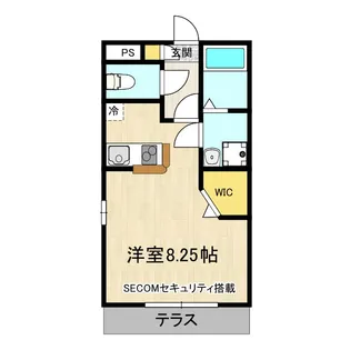 BEACH HILLS(ビーチヒルズ)【1階】の間取り