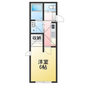 仮)南矢名Mアパート【2階】の間取り