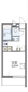 レオパレスJOY【1階】の間取り